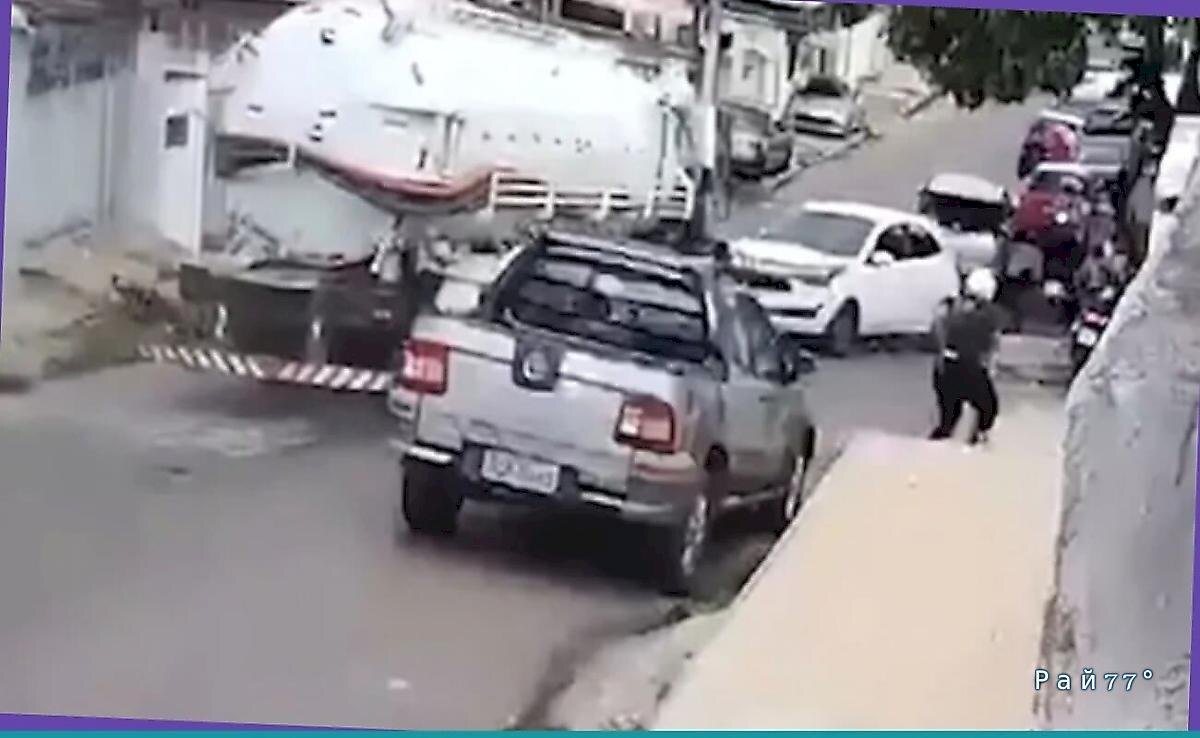   Фото - скриншот с видео, снятого на месте происшествия