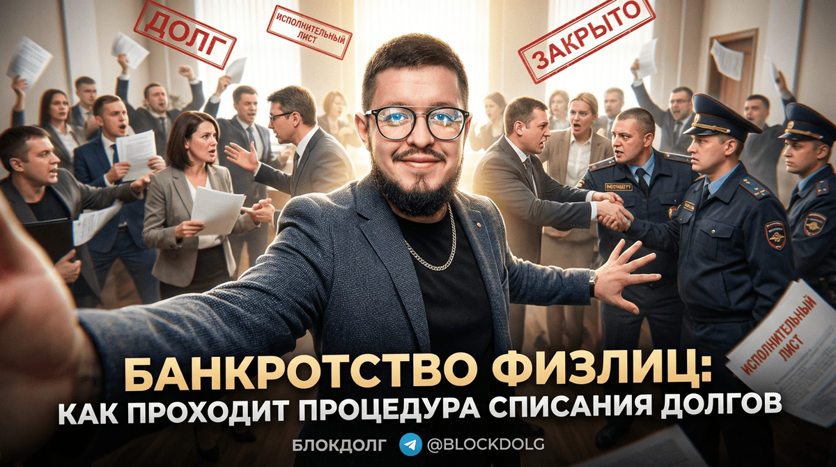    Основные этапы оформления банкротства и списания задолженностей. Максим