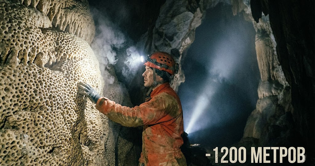 Спустились в неизученную пещеру на Кавказе. На глубине 800 метров рация поймала плач ребенка
