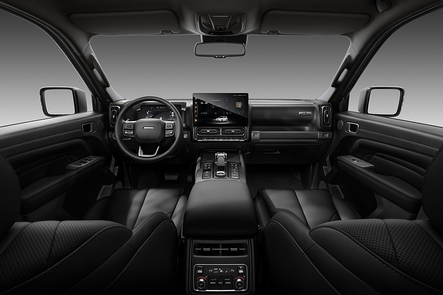    На фото: салон обновлённого внедорожника Haval H9 (версии для российского рынка)