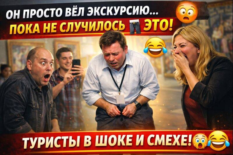 Посетители онемели… А потом ЗАЛ РЖАЛ 🤯😂 Неловкий момент экскурсовода