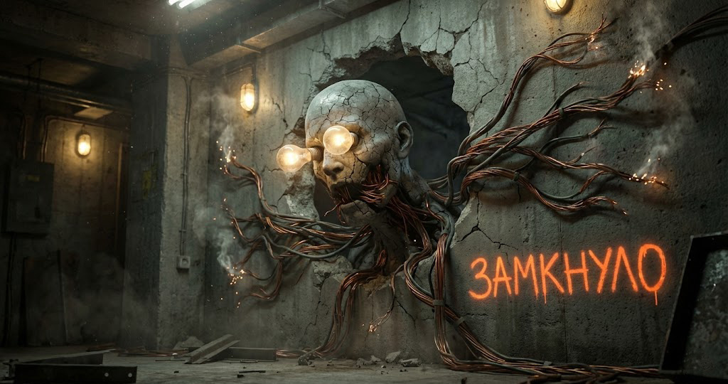 Менял розетку и увидел через дыру комнату соседа. Он сидел лицом в угол и не шевелился