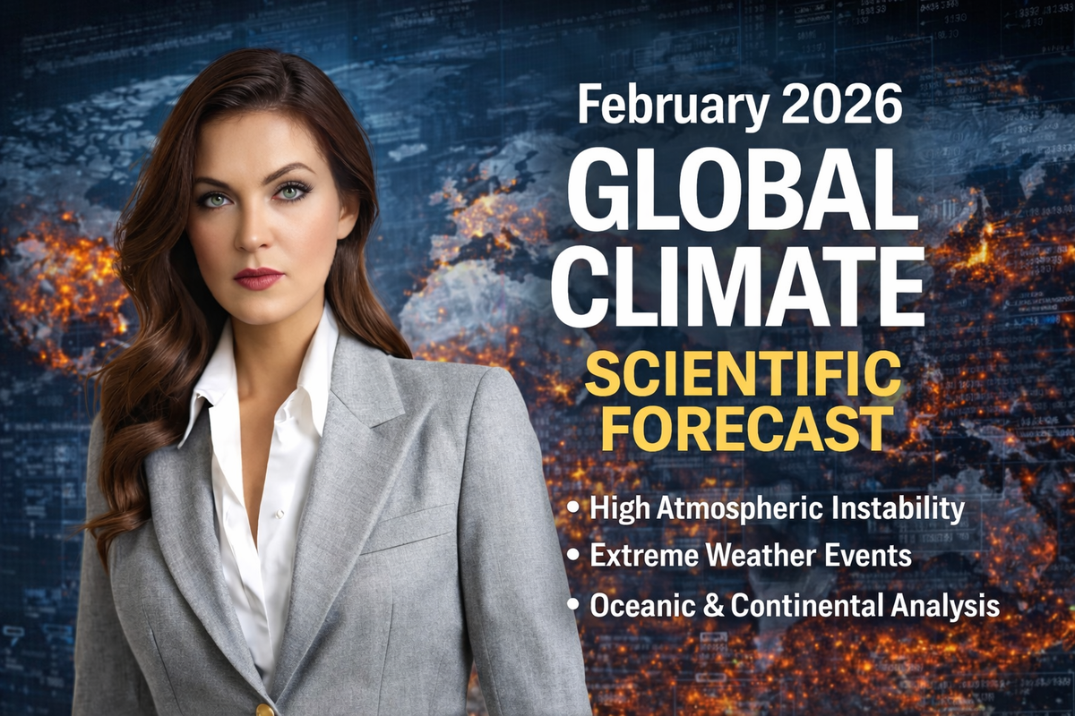 Глобальный климатический прогноз на февраль 2026