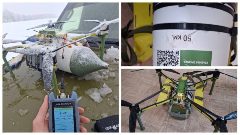 У Севска нашли обессилевшего дрона-ждуна ВСУ: он мог лететь бомбить трассу М-3