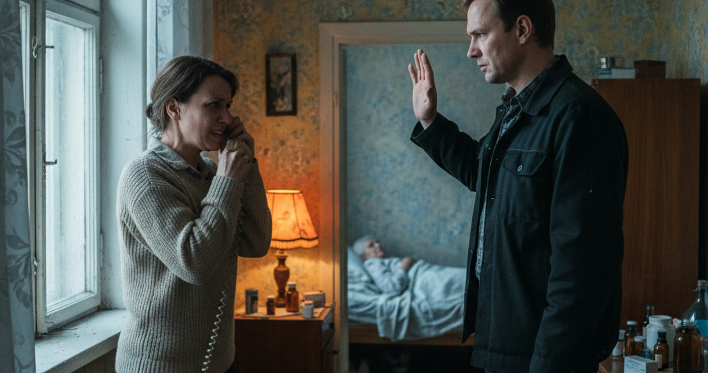 — Чужого человека? К моей больной матери? Нет, ты нужна здесь, — отказал муж