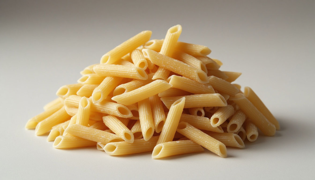 Фото 2: слипшаяся паста (для контраста).