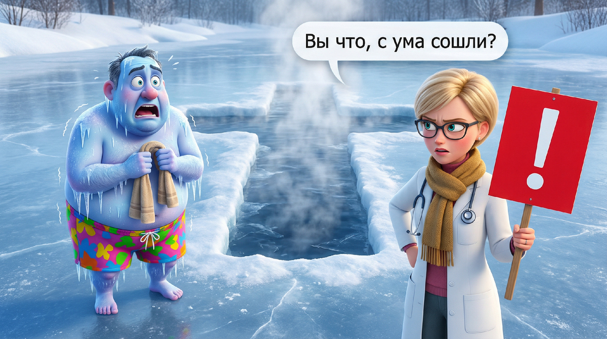 Молодые фитнес-блогеры прыгают в ванны со льдом, ныряют в прорубь на Крещение и учат нас жить