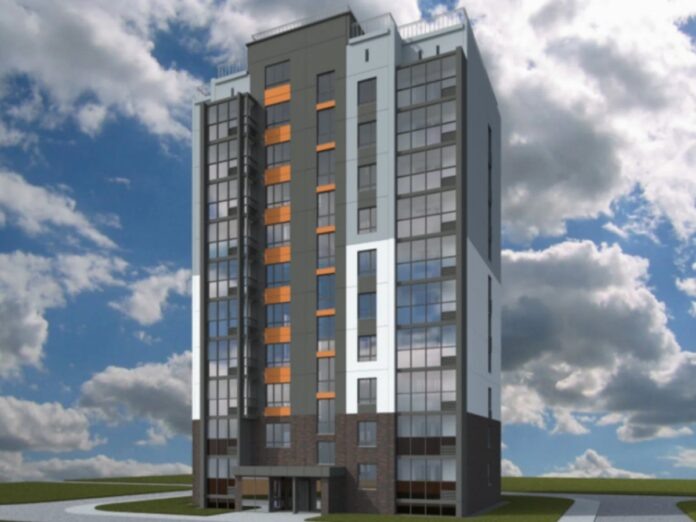    Дома и автомобили на фоне заката, символизирующие трансформацию челябинской «Рублевки» в арену для парковочных войн