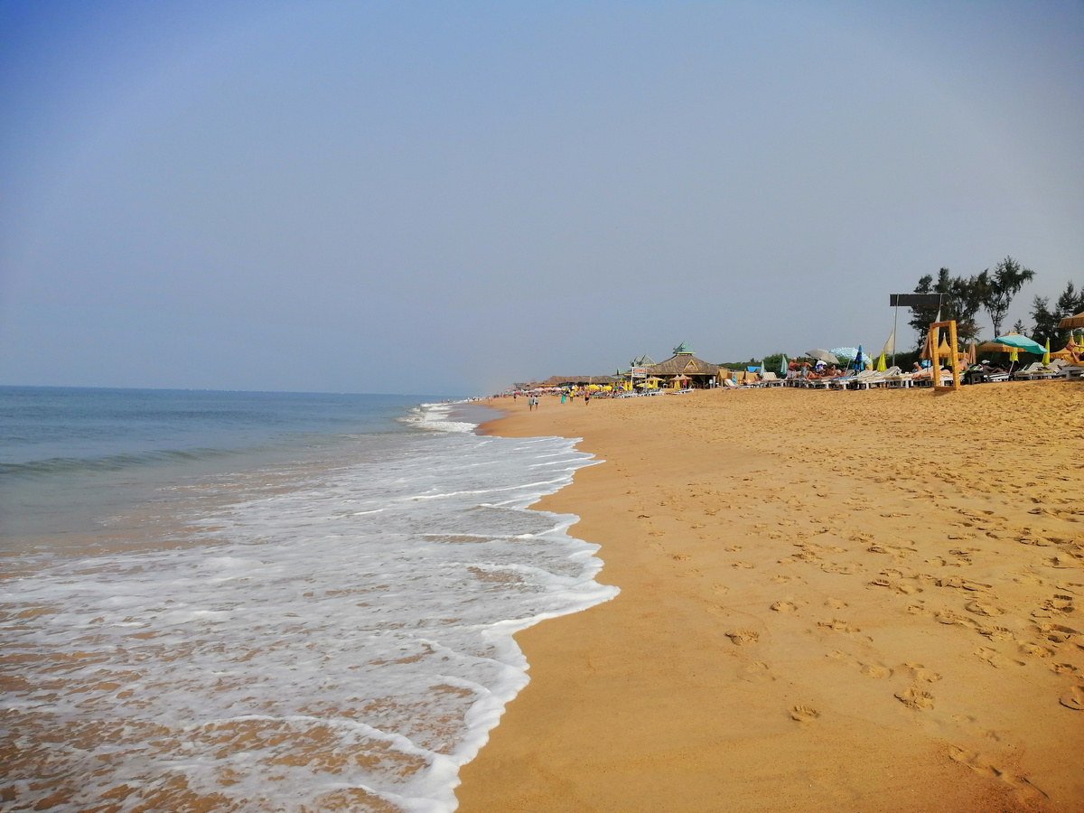 Пляж Кандолим 30.01.2026 - приятные волны... =)