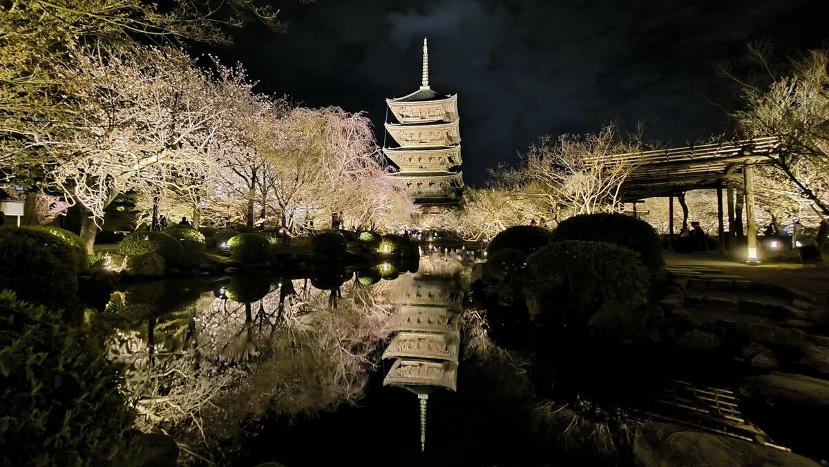 Буддийский храм То-дзи в Киото, Япония