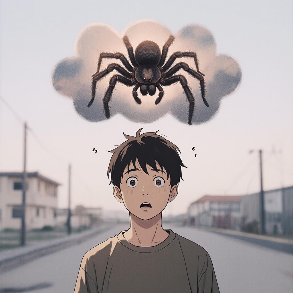 У этого парня травма в виде образа — паука...