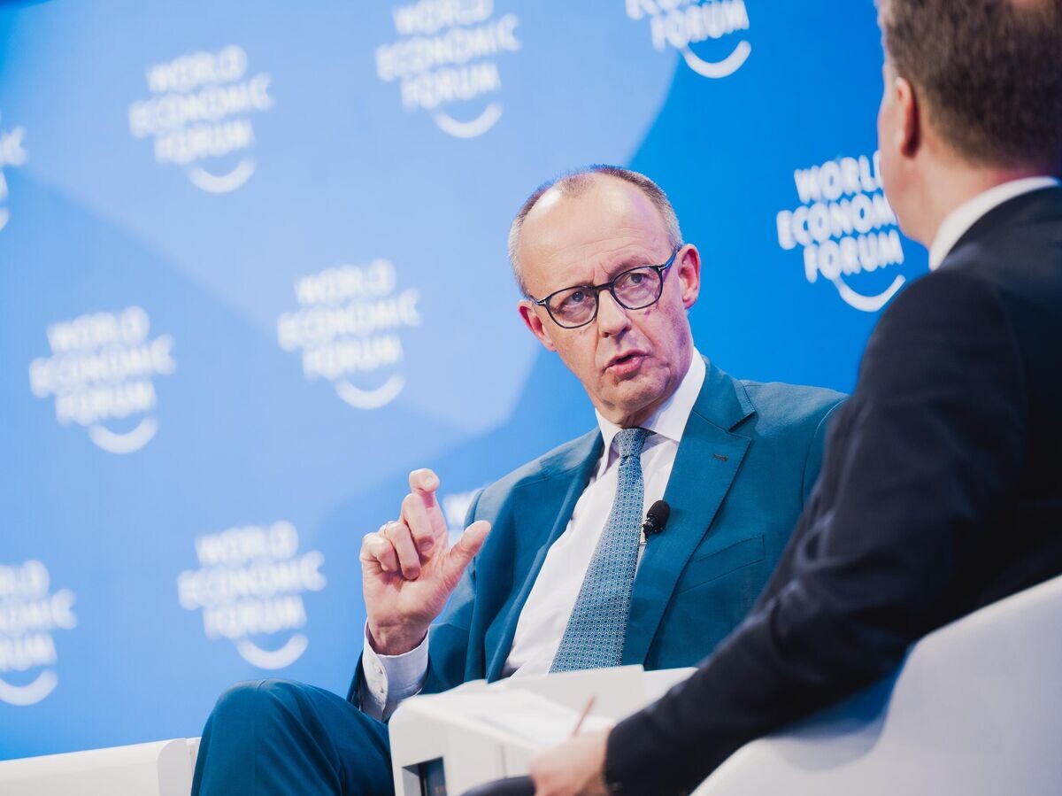    Канцлер Германии Фридрих Мерц© Фото : World Economic Forum / Mattias Nutt