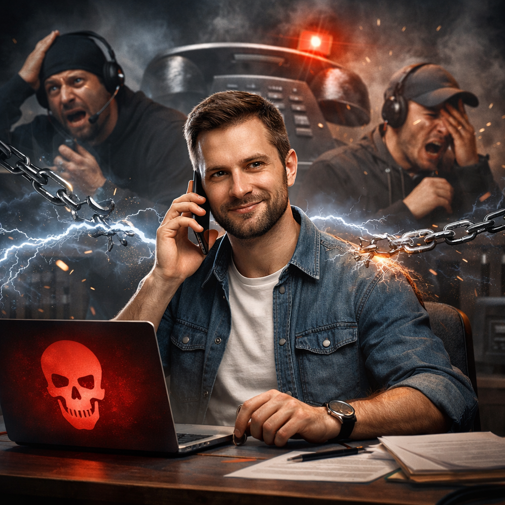 Я довёл телефонных мошенников до паники за 30 секунд!