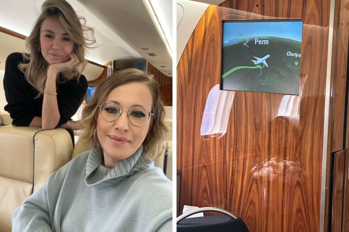 Собчвк с мамой и подругой летит в Пермь на премьеру своего мужа