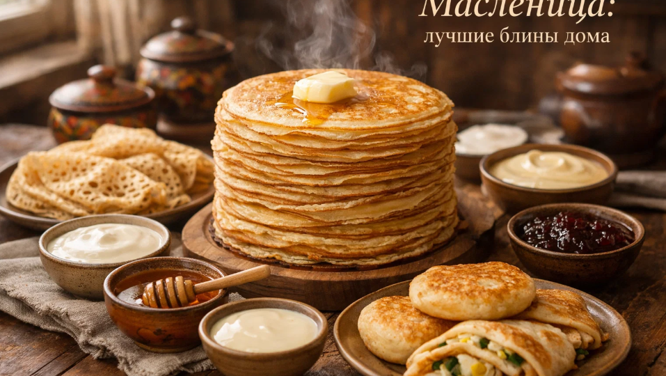 5 рецептов блинов к Масленице: классические, на кефире, дрожжевые, с припёком и заварные