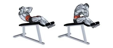 Скручивания на римском стуле