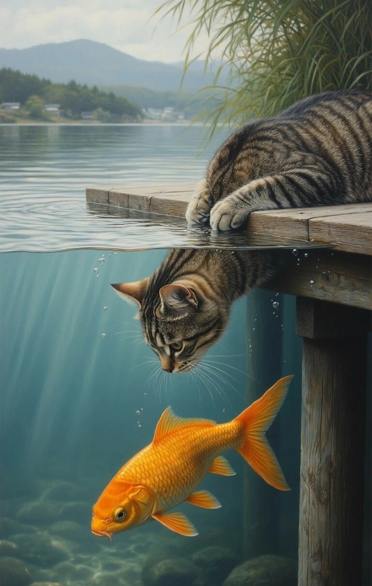 Вот бы поймать золотую рыбку и загадать хотя одно желание но самое заветное!