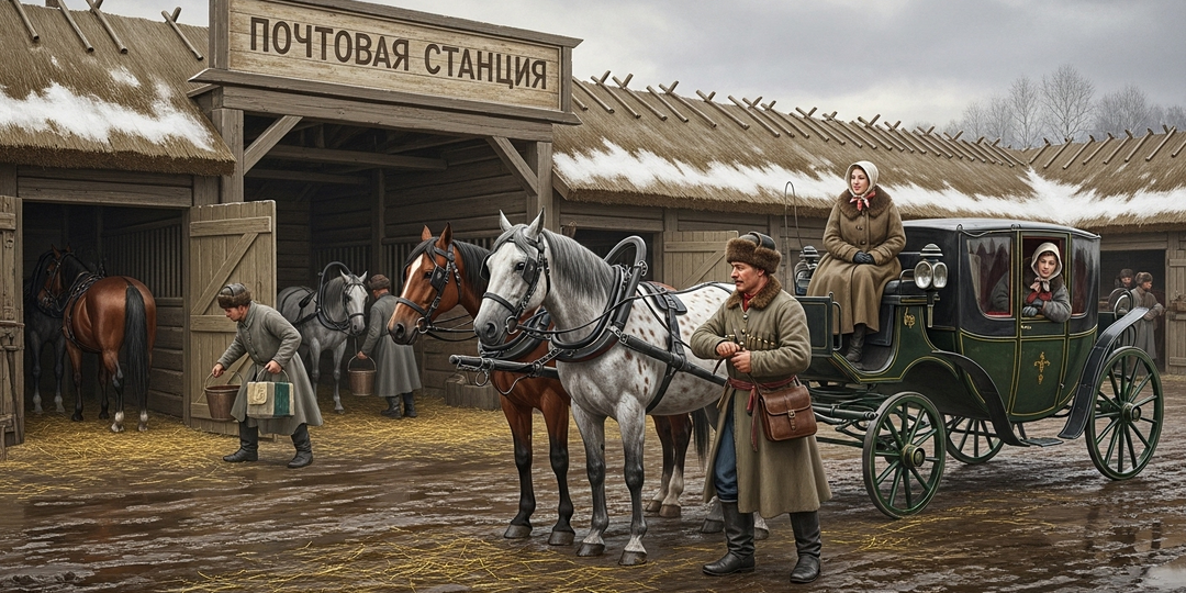 Как путешествовали наши предки. Неделя в тряской карете вместо часа в самолёте