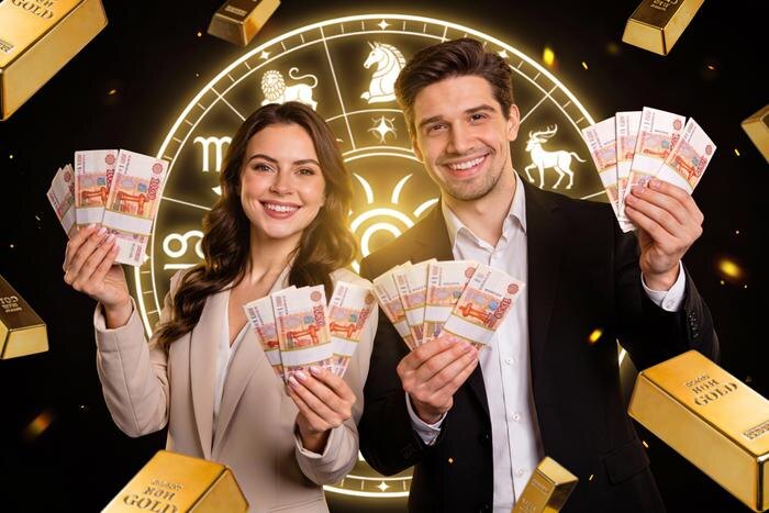 Каким знакам зодиака повезёт с деньгами после Снежной Луны 1 февраля 2026 года. Обложка © Gemini Nano Banana