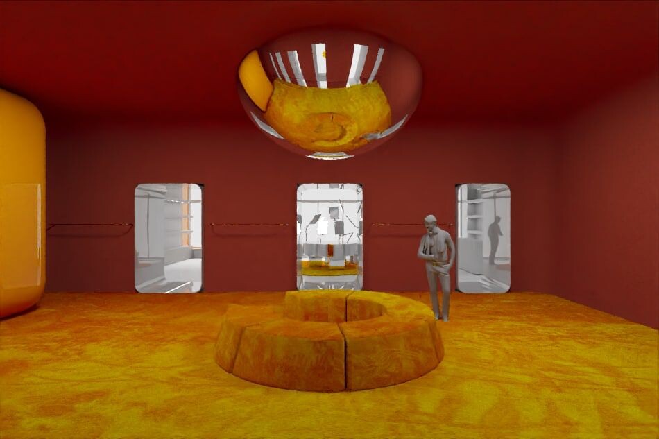 Полусфера на потолке бутика в г.Санкт-Петербург 