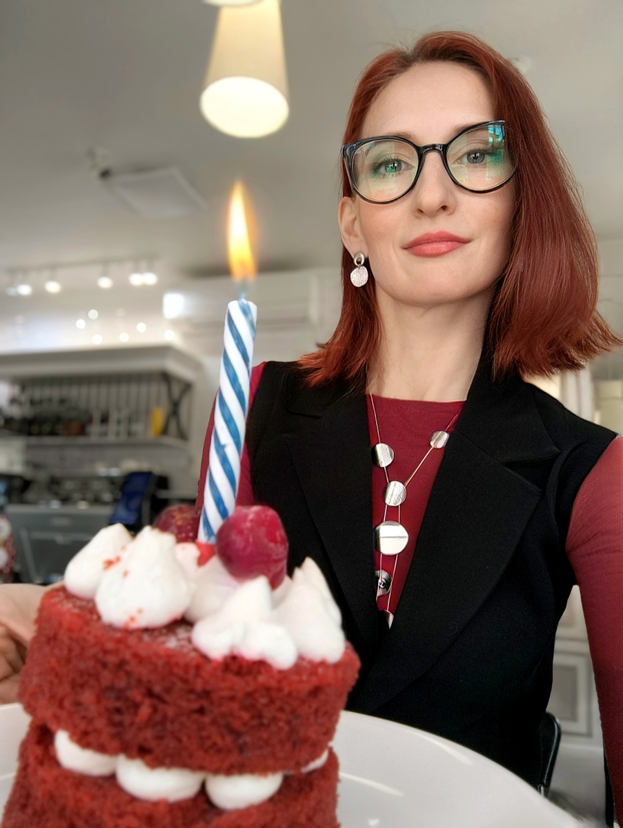 Селфи с пироженкой