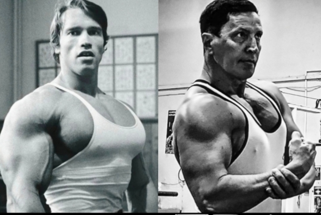 Фото автора с Арнольдом