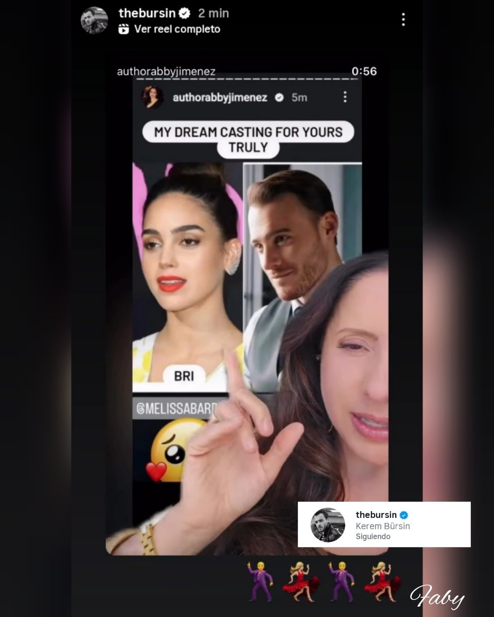 Видео писательницы которым поделился Керем Бюрсин. 