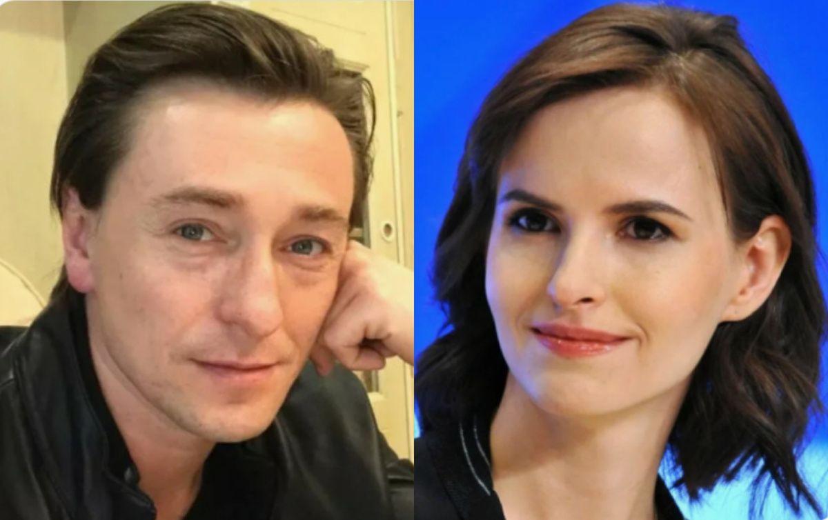 на фото Сергей Безруков и Анна Матисон