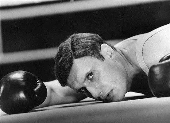 Пороховщиков в роли боксера. Кадр из вильма "Ринг".