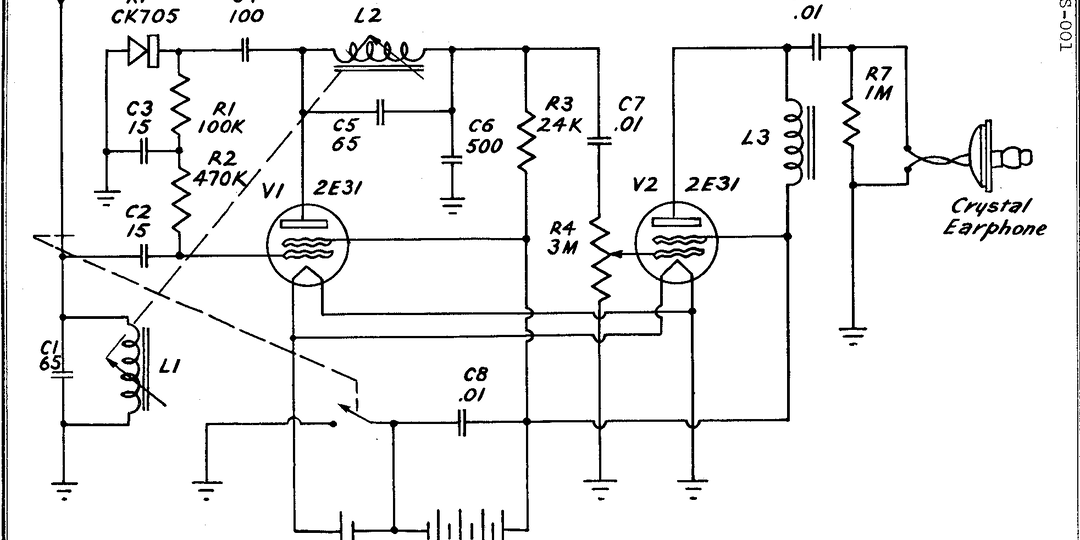 Дотранзисторный карманный ламповый радиоприемник «PRIVAT-EAR»