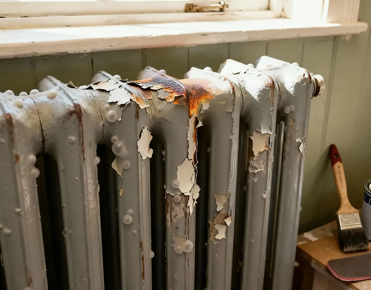 «Вот оно — последствие быстрой покраски «поверх старого». Каждый пузырь и лоскут — это крик металла о помощи. Так делать нельзя. 🔥🚫»