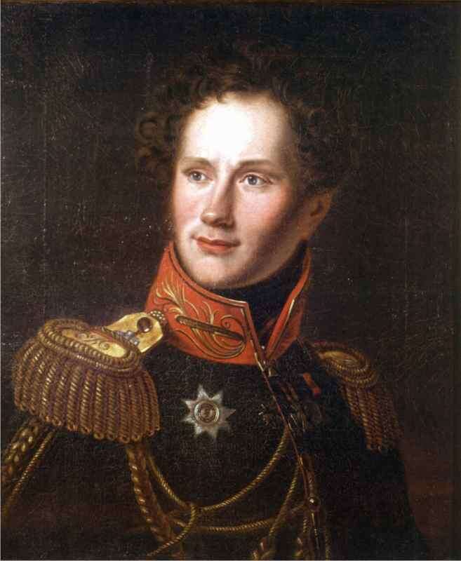 *Неизвестный художник. Портрет графа А.Ф. Орлова. 1810-1820-е гг. Из коллекции РОМИИ