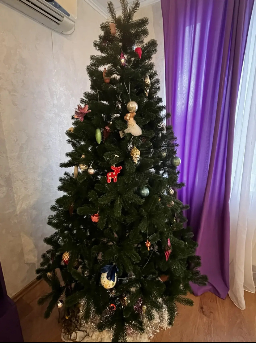 Фото Алины. Наша елка. 