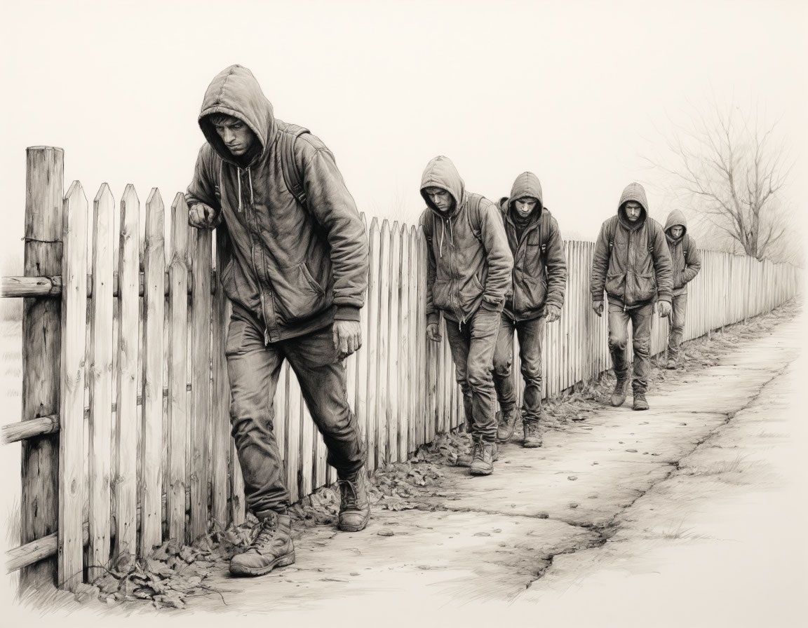 Описание сновидицы: «гопники - зомби - шелупонь»