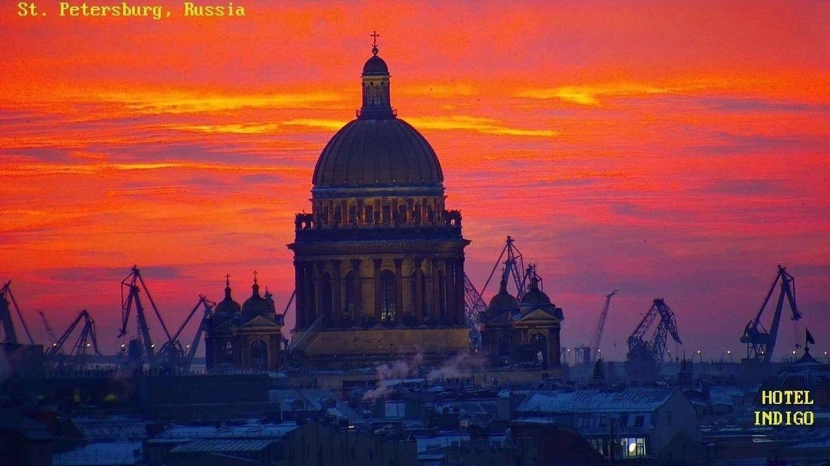 Закат был волшебным.