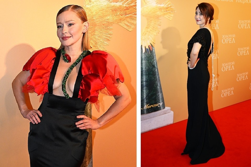    Самые яркие образы «Золотого Орла»: «Змеиное» декольте Пересильд, ослепительная Климова с открытой спиной и элегантный Безруков Михаил ФРОЛОВ