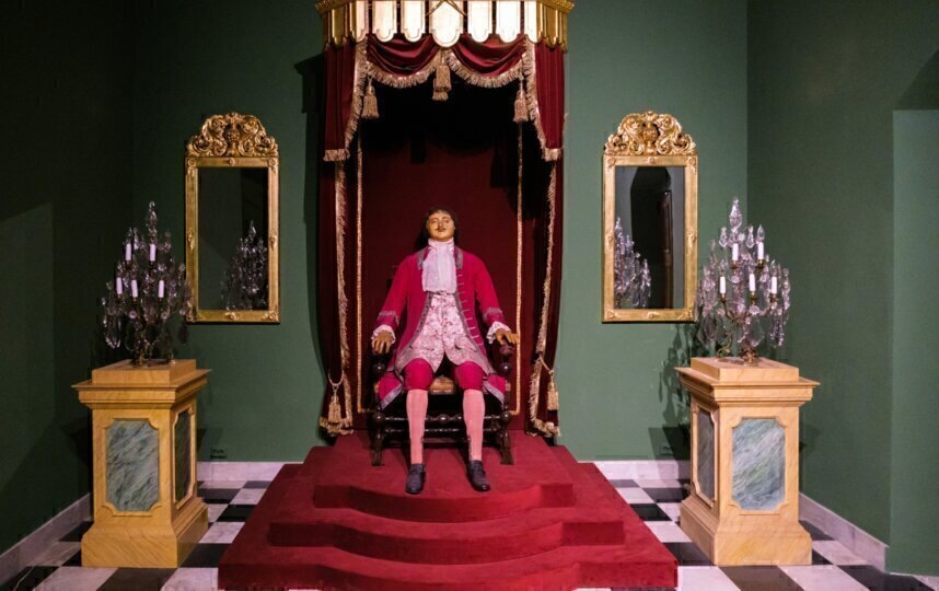 Восковая персона Петра I. Фото из Интернет-источника.