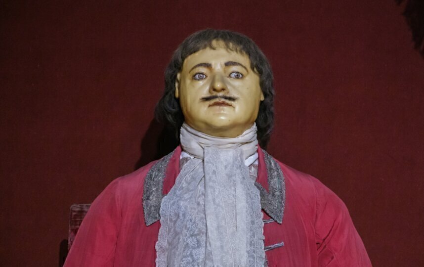 Восковая персона Петра I. Фото из Интернет-источника.