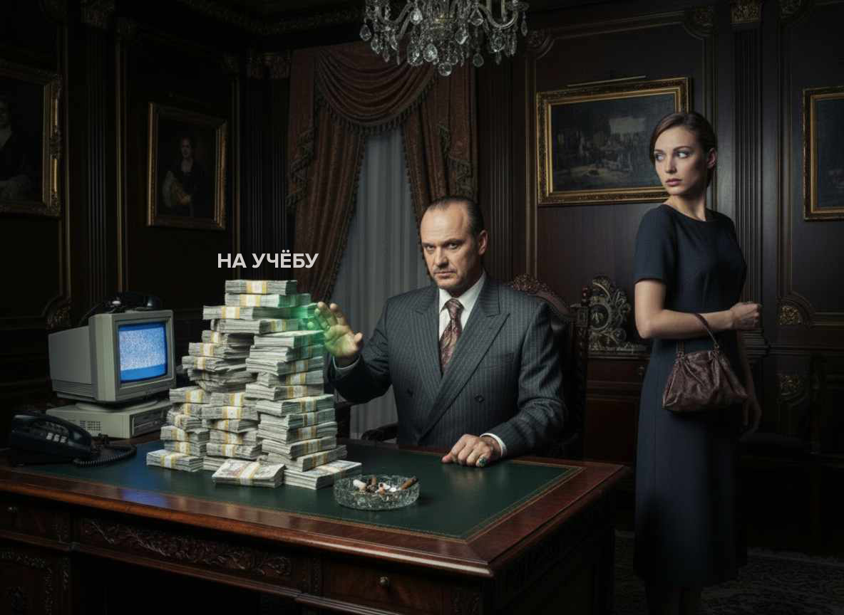 моя попытка нарисовать картинку из 90-х на тему 