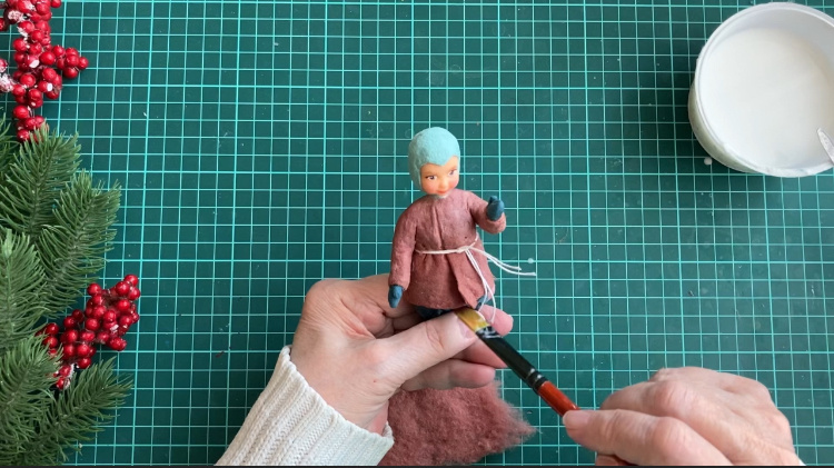 Игрушка после просушки. Фото автора.