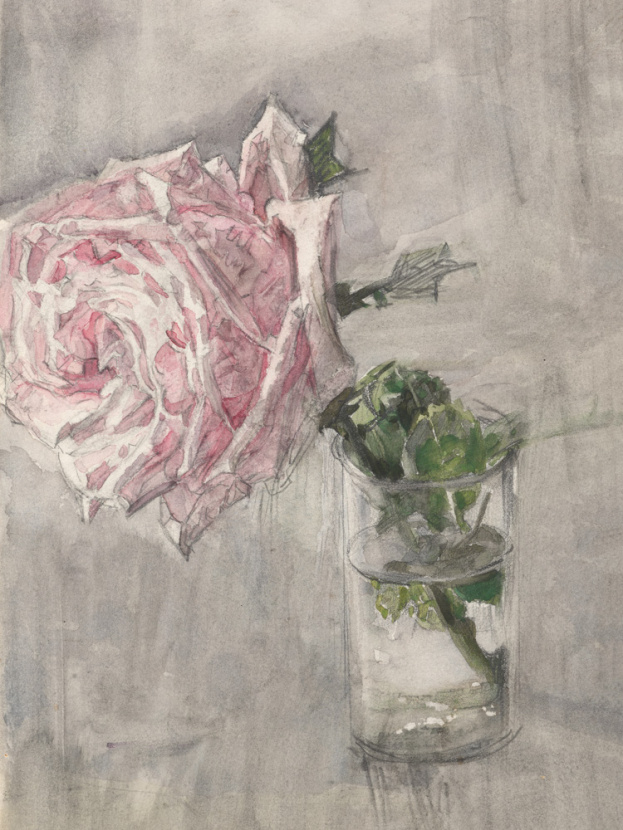 Картина М. Врубеля Михаил «Роза в стакане» (1904). Артикул: 111546