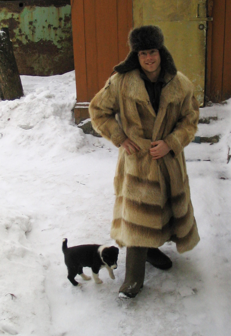 фото из домашнего архива: ушанка, шуба и валенки)