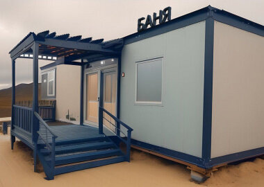 На Чукотке в отличие от Читы из-за бань никто не ругается – завезли модульные и давай сразу мыться-париться / Фото: сайт правительства Чукотского автономного округа