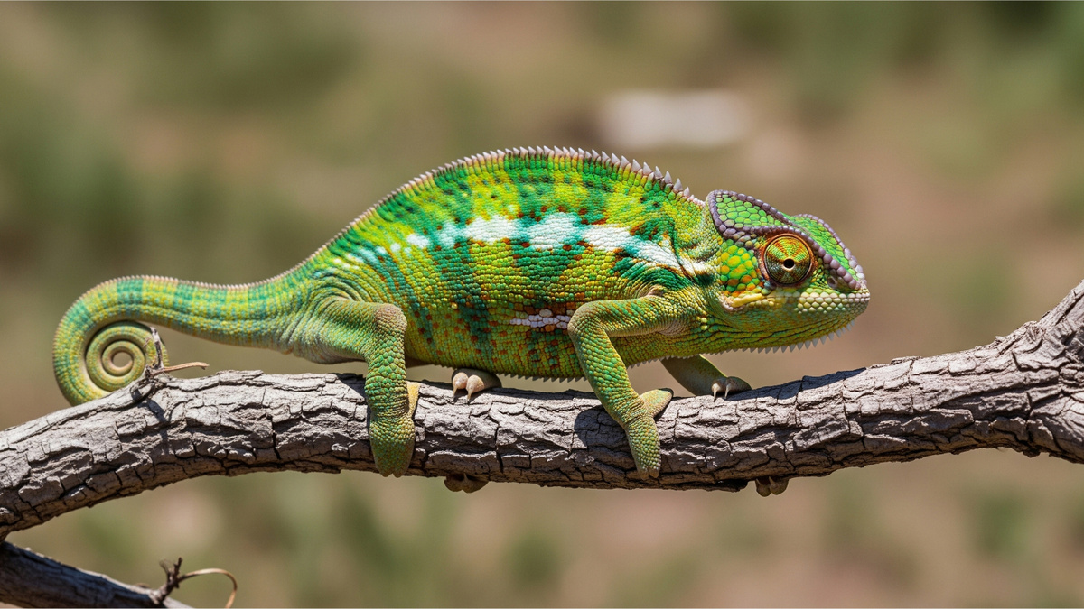     Фото: OfficialMar/Shutterstock/FOTODOM Хамелеоны — это живые символы маскировки с независимым движением глаз и молниеносным языком, который вдвое длиннее их тела