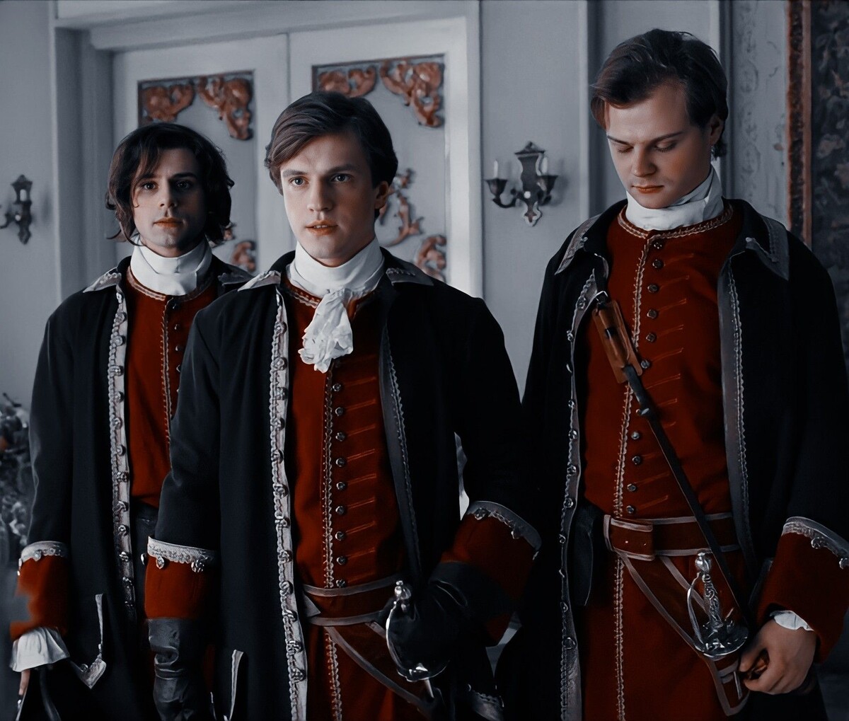 Кадр из сериала "Елизавета" 2021 Пажи Елизаветы Петровны