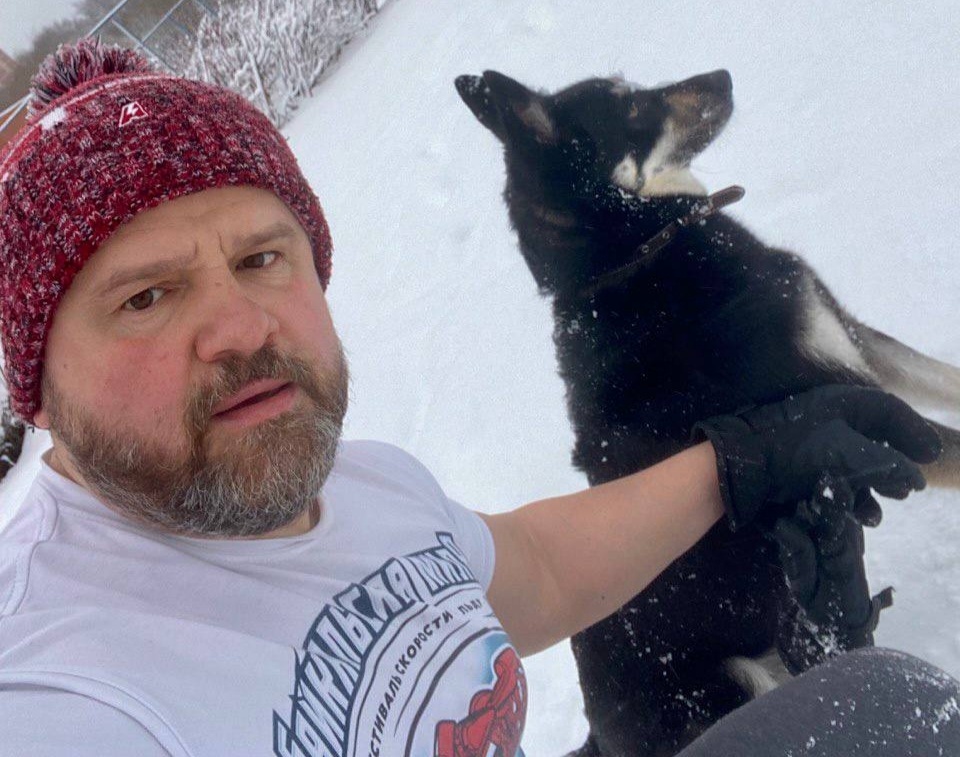    Преданная Мира - первая собака в жизни Юрия Станкевича