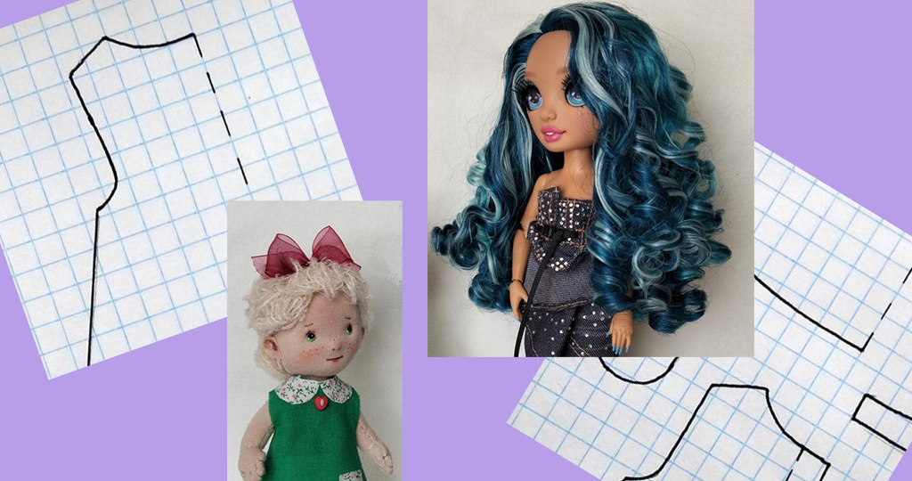 Текстильная куколка Груша. Часть 6: платье - быстро! И бантик.