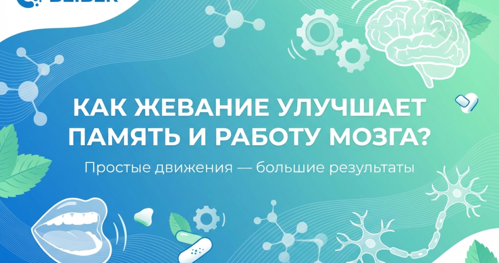 Как жевание улучшает память и работу мозга?