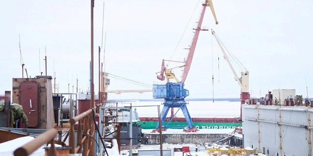 В Архангельске продолжается строительство нового плавдока