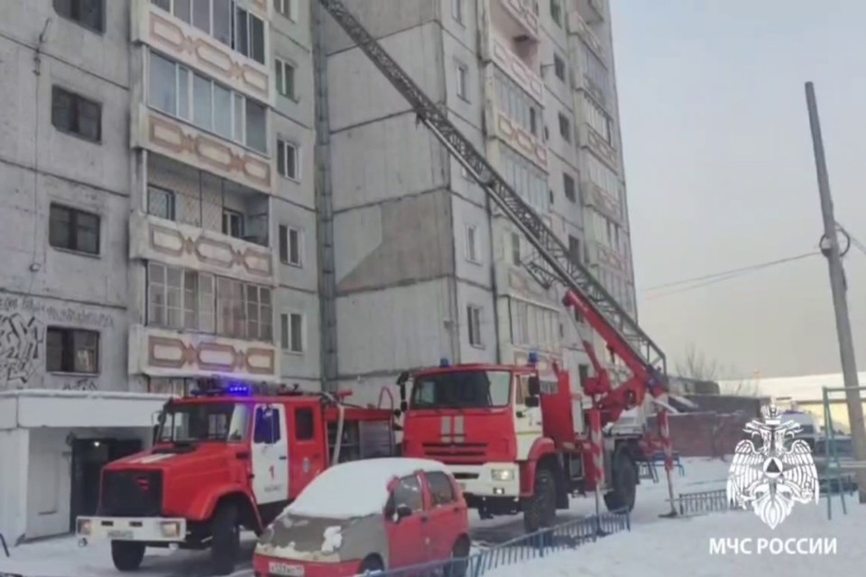    Фото: стоп-кадр видео МЧС по Туве